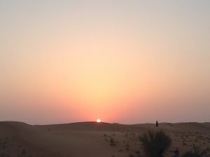 Gorgeous Sunset in the United Arab Emirates