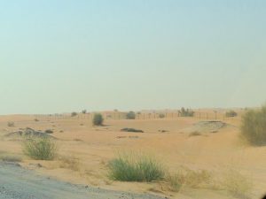 Desert Highway back to Dubai from the UAE East Coast