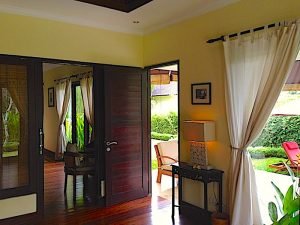 Suara Air pool villa door to bedroom