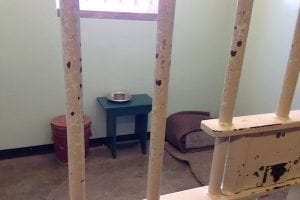 Nelson Mandela cell at Robben Island, Cape Town, South Africa