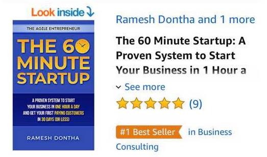 Ramesh Dontha - The 6 Minute Startup
